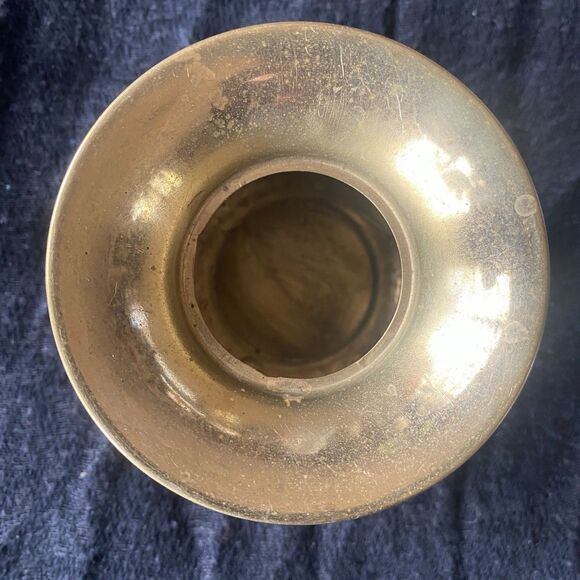 Vintage Brass Spittoon Cuspidor Bowl. Small. Mid Century Modern. - Picture 7 of 7